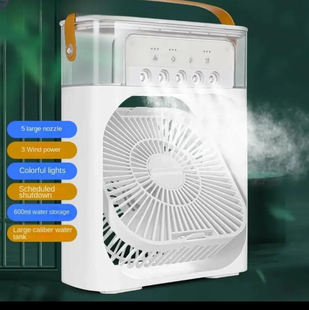 Cooling Fan with Ice | Portable Household Air Conditioner 3 Speed
